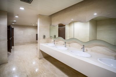 Bathroom upgrade featuring high-end fixtures